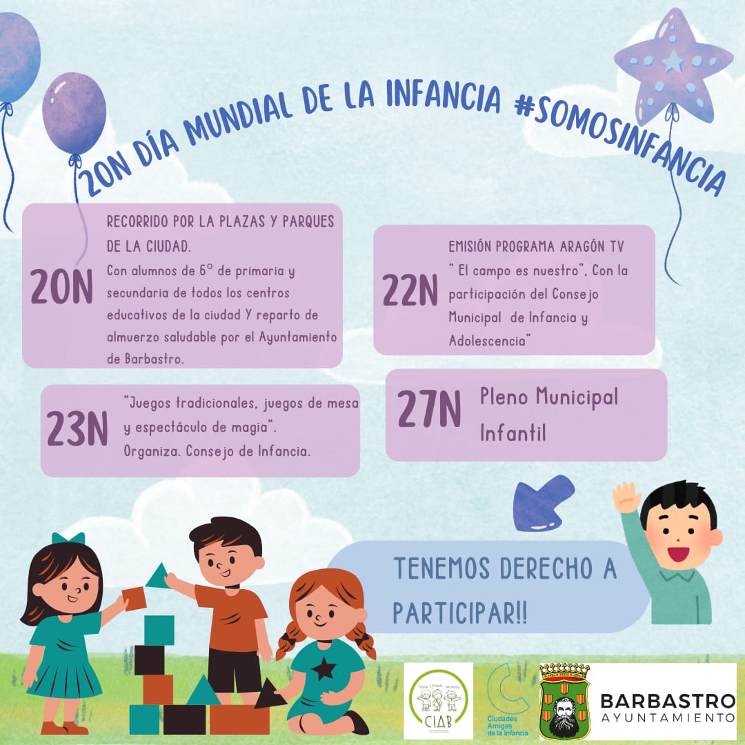 El Pleno Infantil se celebra este 27 de noviembre