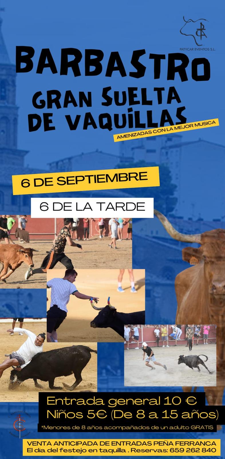 Cartel Vaquillas