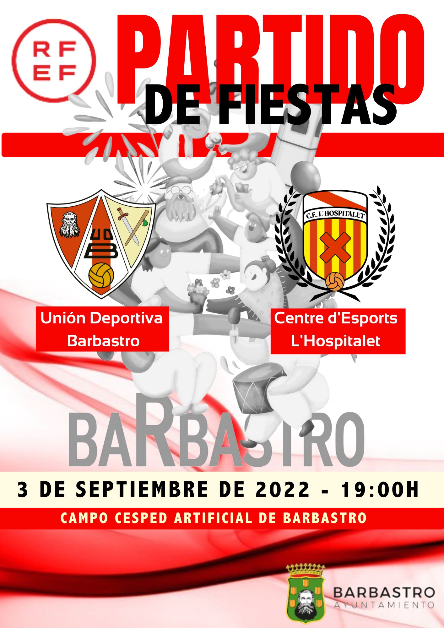 BARBASTRO HOSPITALET 3 9