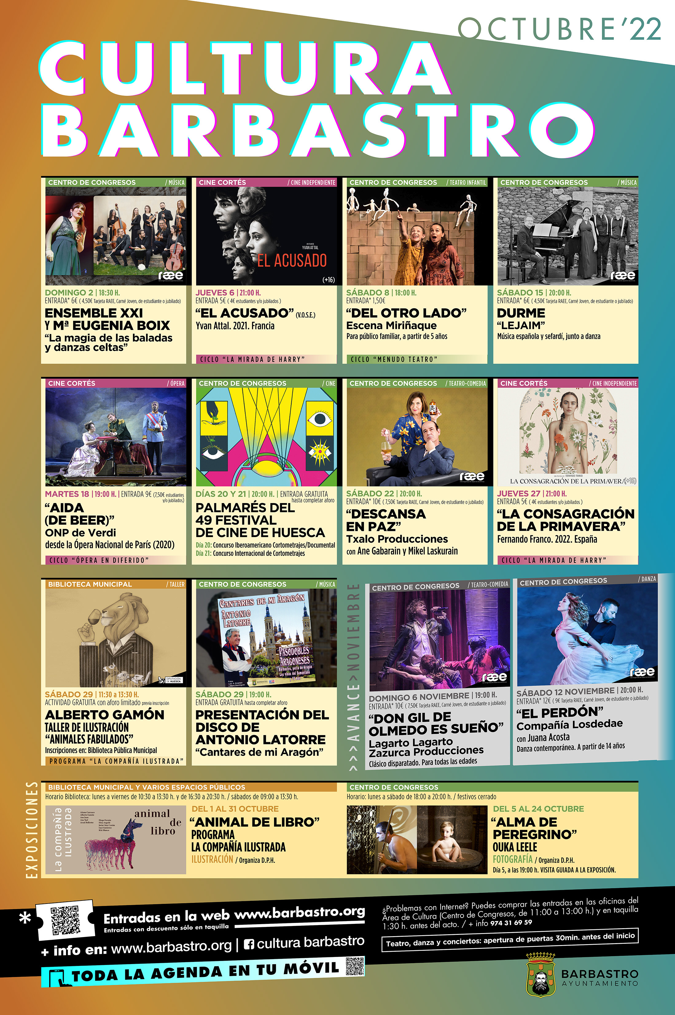 Agenda Cultural octubre