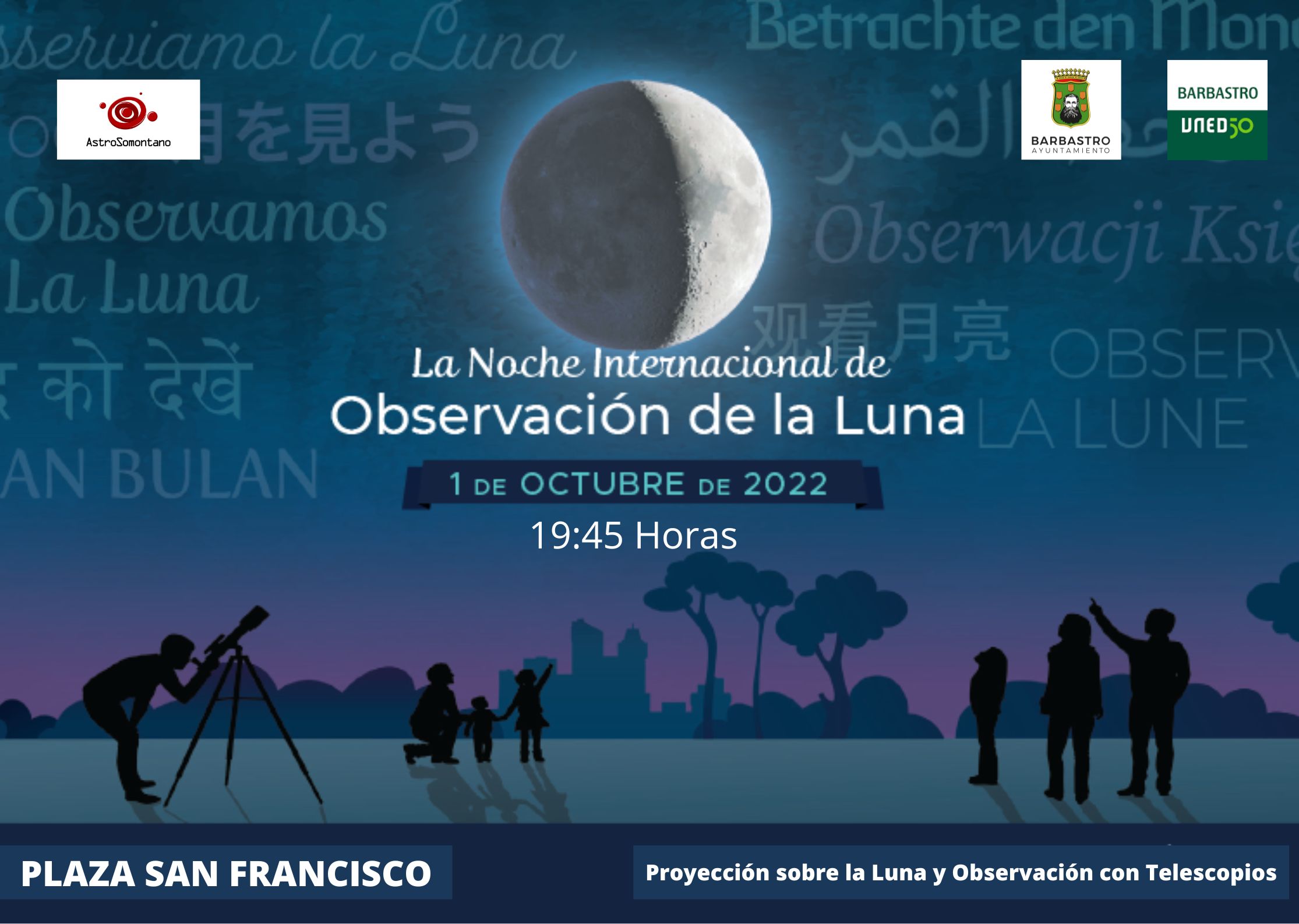 Observacion de la luna