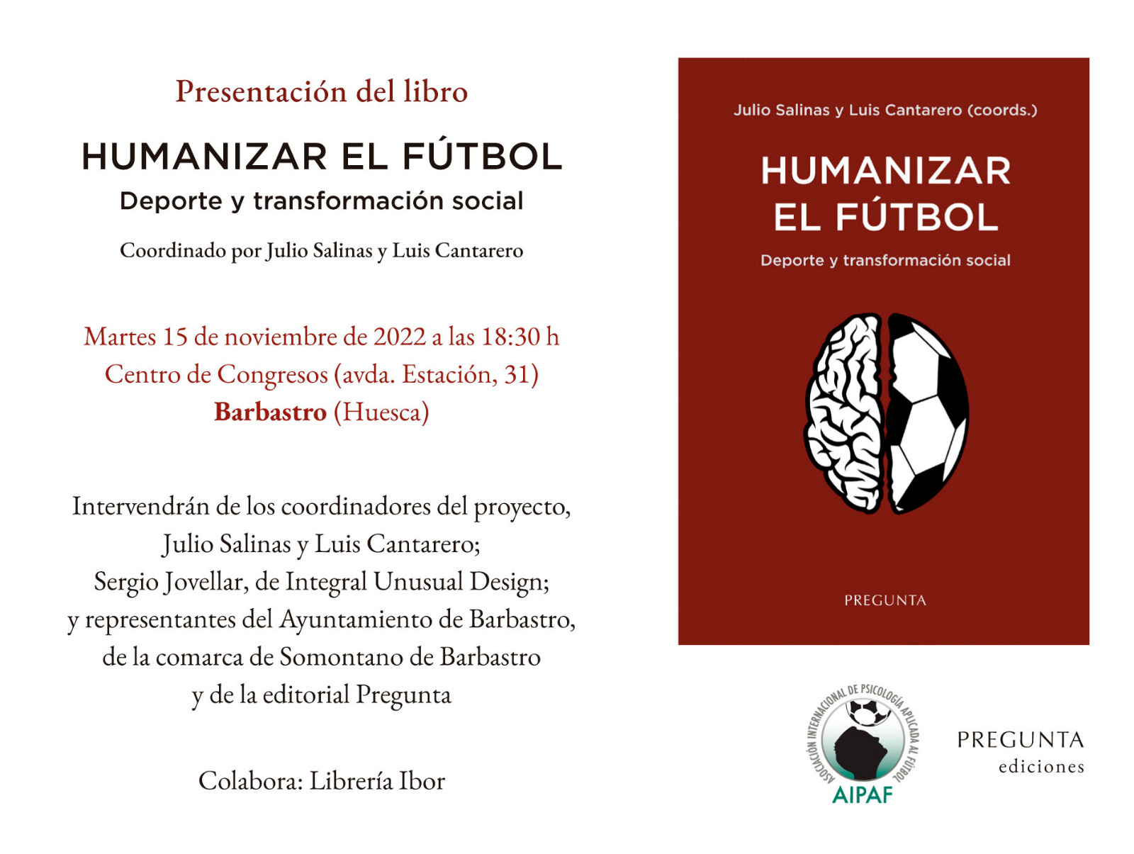 Presentacin libro Humanizar el Ftbol