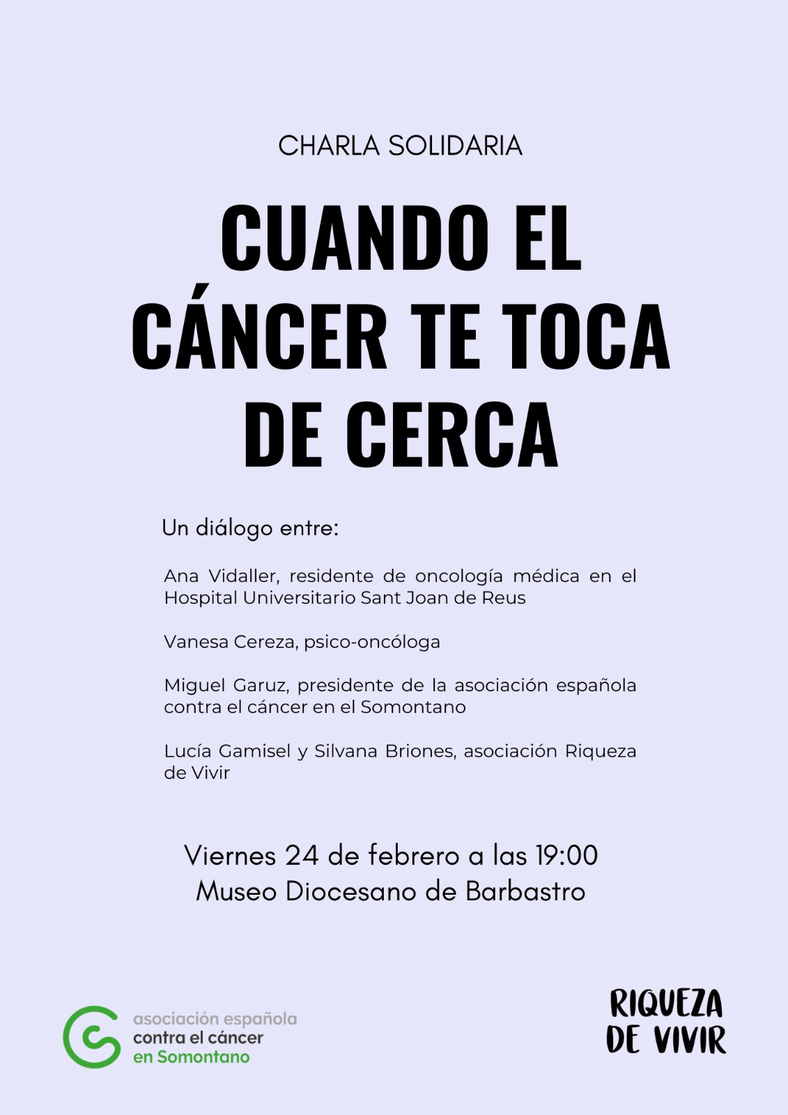 Charla Solidaria Cáncer