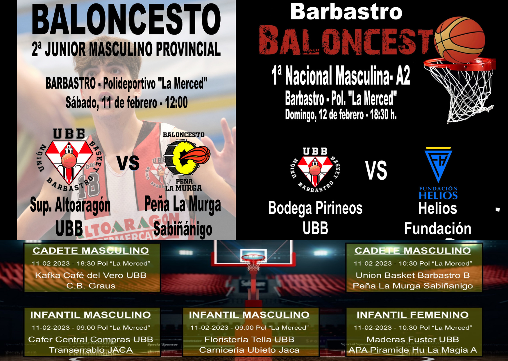 Partidos UB Barbastro 11 02