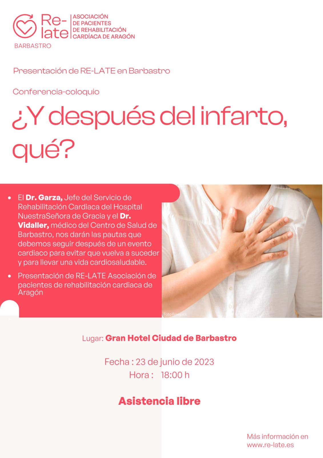 Charla infarto