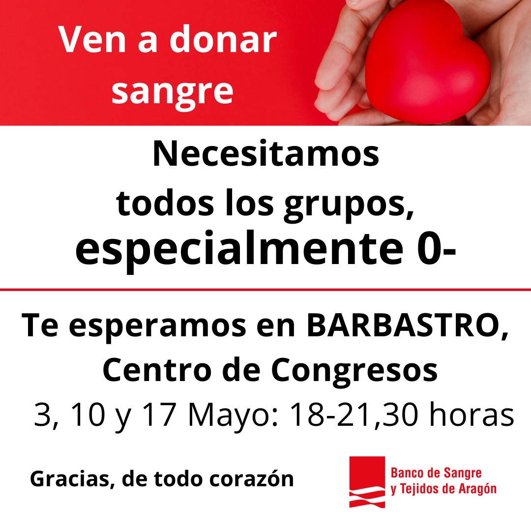 Donantes sangre mayo