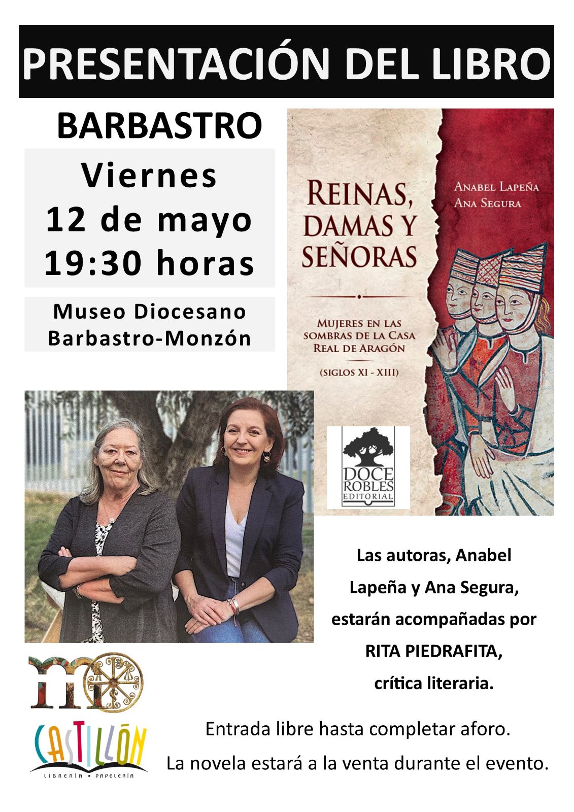 Presentación libro Anabel Lapeña y Ana Segura