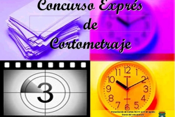 Cartel del concurso de cortometrajes.