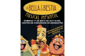 Cartel del musical benéfico.