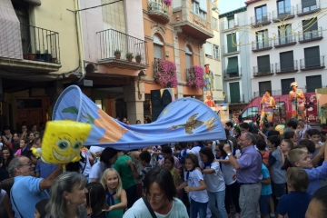 Los Titiriteros volvieron a contar con la complicidad de los niños. 