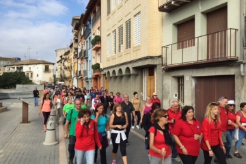 Alta participación en la Marcha Interbarrios.