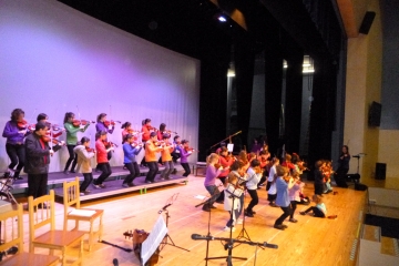 Ensayo de la Escuela de Música.