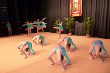 Las gimnastas del Club 2000 cerrarán las gala. 