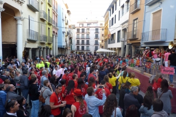 Barbastro ha vivido un encuentro con gran ambiente festivo. 