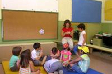 Juegos y actividades educativas en la Ludoteca.