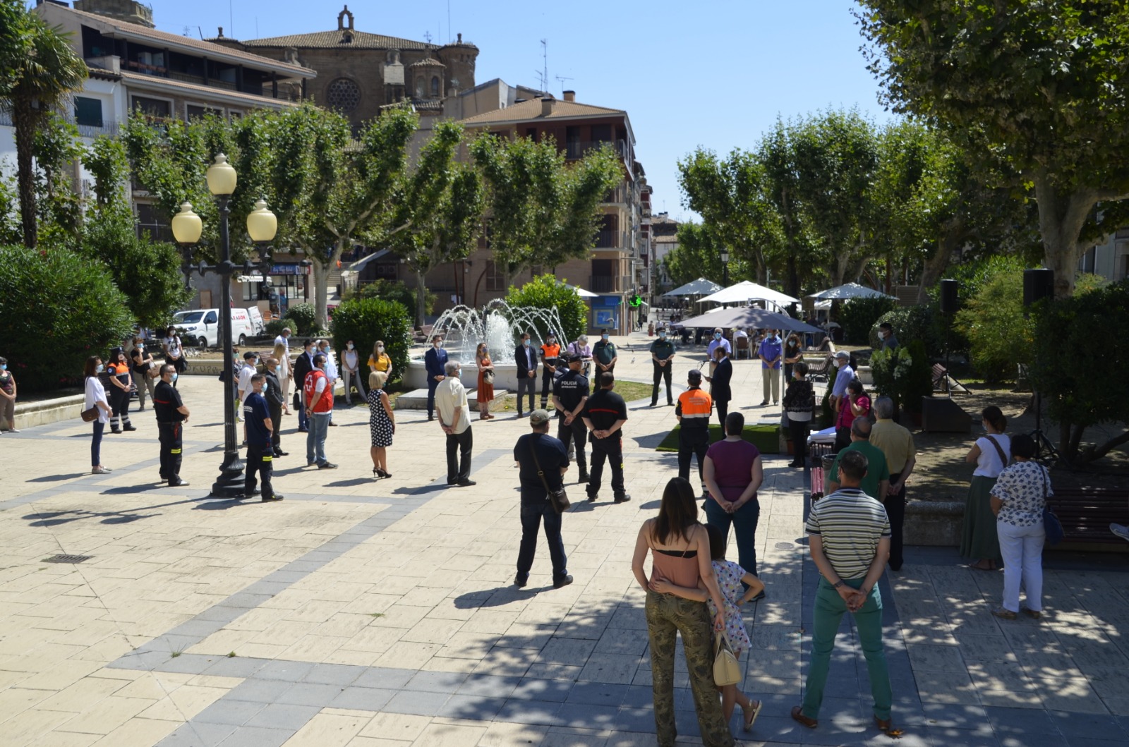 Acto en la Plaza Aragn