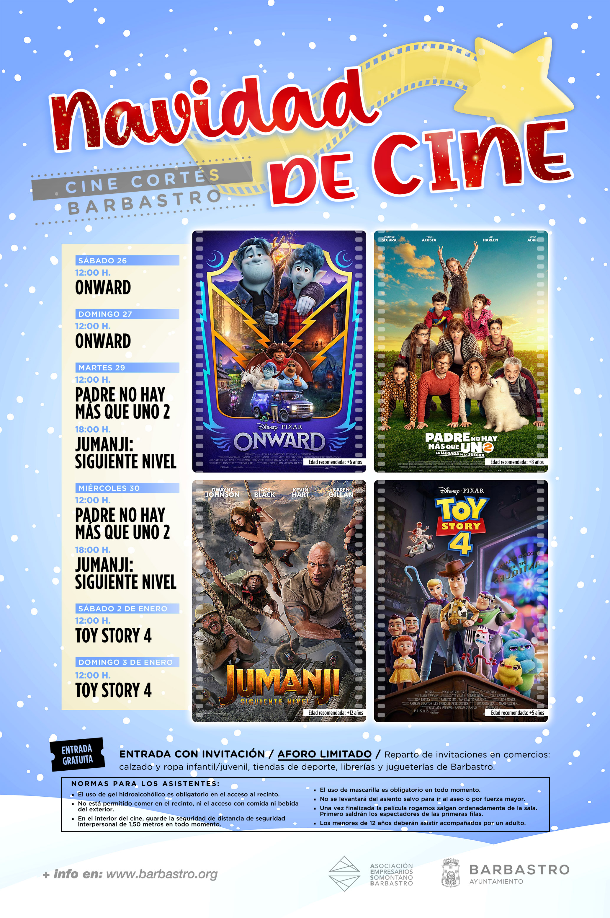 CARTEL NAVIDAD DE CINE 2020 web