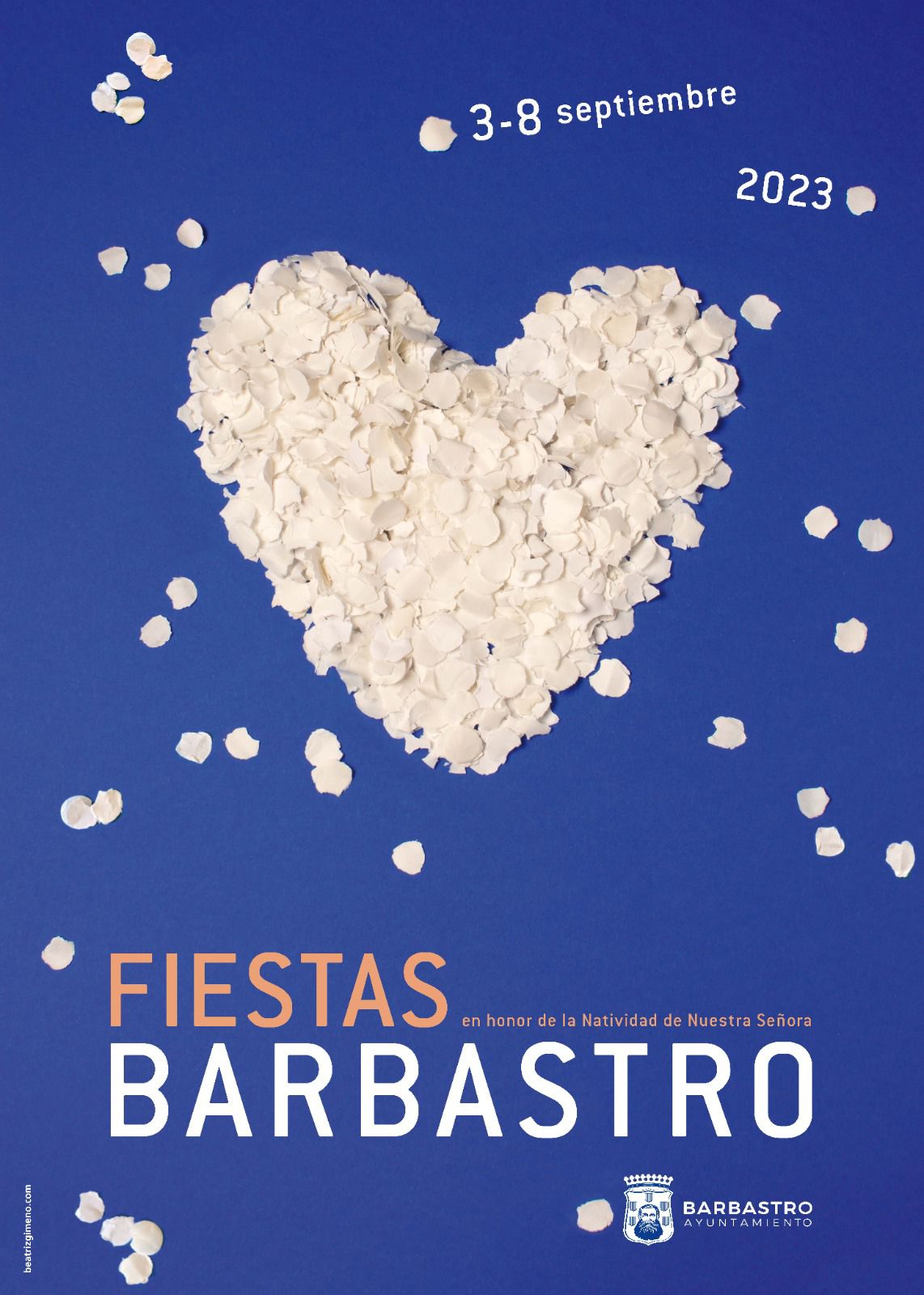 Cartel Fiestas de Barbastro 2023. Ayuntamiento de Barbastro