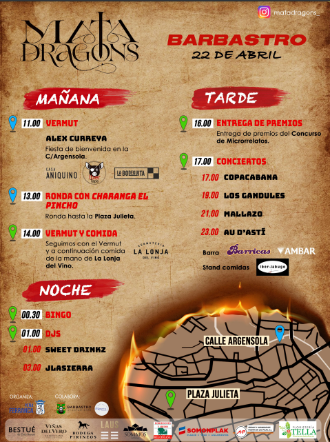 Matadragons horarios