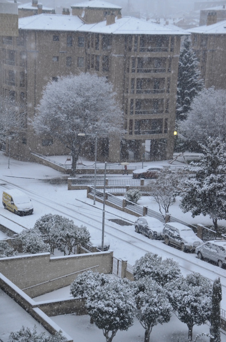 Barbastro nevado