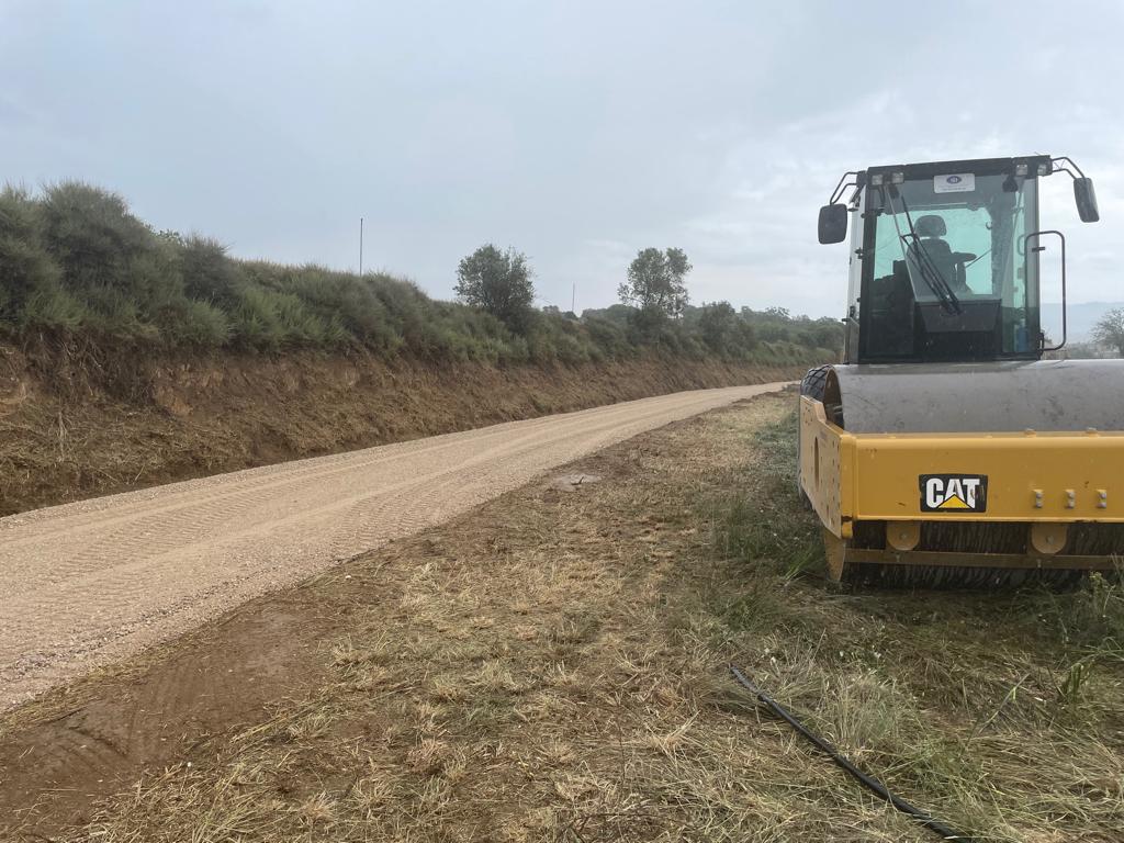 Obras camino de los Canónigos. Ayuntamiento de Barbastro