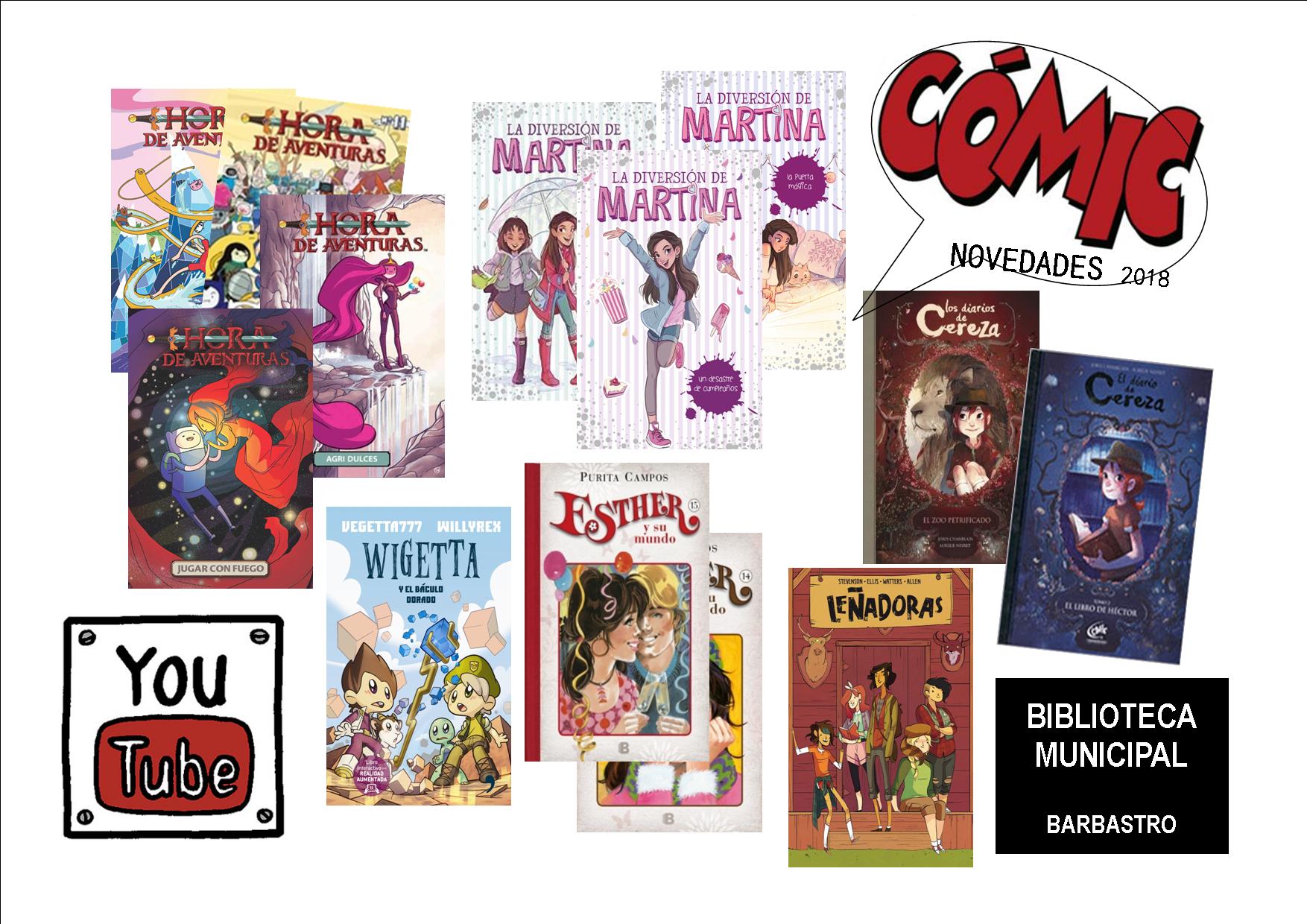 YOUTUBERS COMIC NOVEDADES 2018